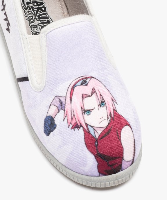 Chaussons fille imprimés en velours - Naruto vue6 - NARUTO - GEMO