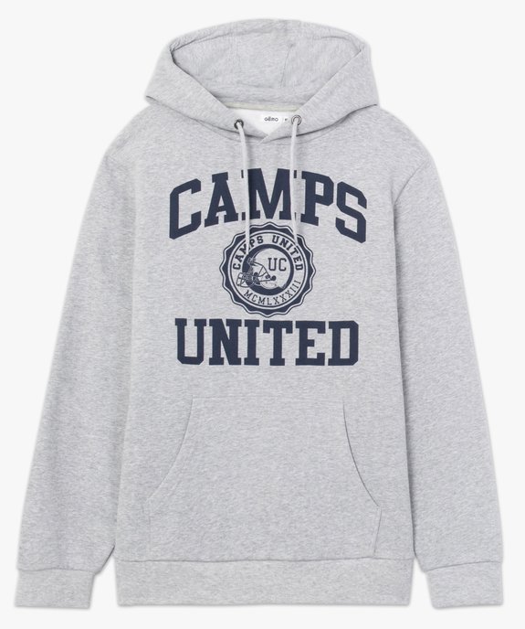 Sweat homme à capuche avec motif XXL – Camps United vue4 - CAMPS UNITED - GEMO