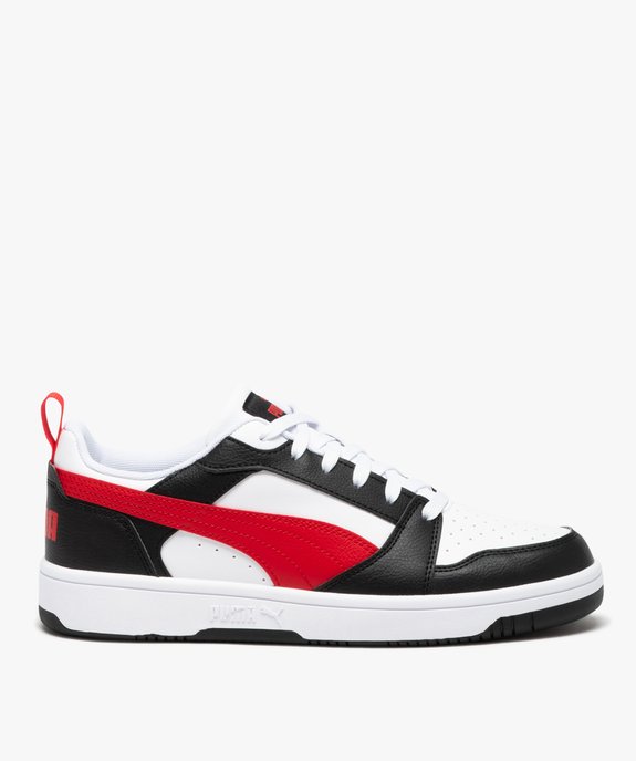 Baskets homme contrastées style rétro Rebound V6- Puma vue3 - PUMA - GEMO