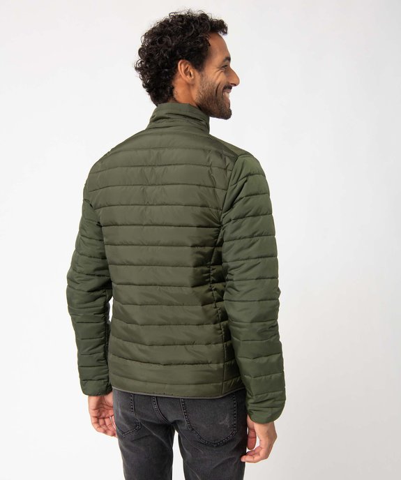 Blouson matelassé à col montant homme vue3 - GEMO 4G HOMME - GEMO