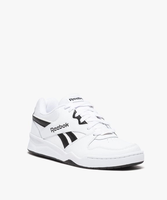 Baskets homme low-cut dessus en cuir uni à lacets - Reebok vue2 - REEBOK - GEMO