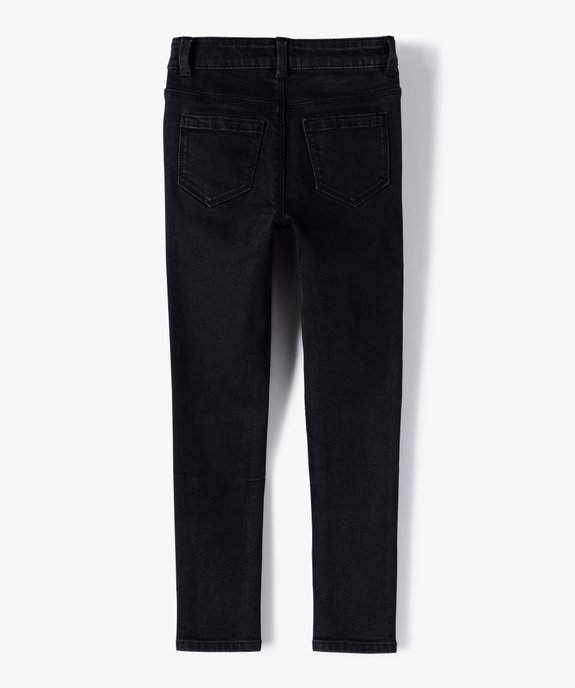 Jean ultra skinny à taille réglable fille vue7 - GEMO 4G FILLE - GEMO