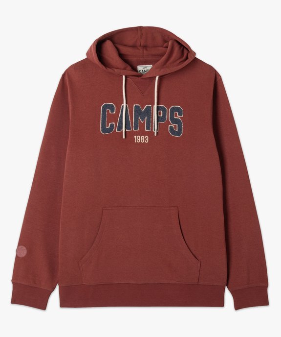 Sweat à capuche en molleton doux homme - Camps United vue4 - CAMPS - GEMO