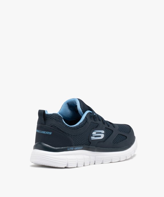 Baskets homme dessus uni en mesh à lacets - Skechers vue4 - SKECHERS - GEMO