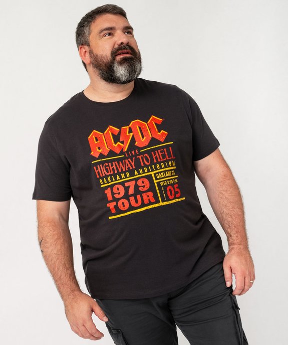 Tee-shirt à manches courtes imprimé homme - AC/DC vue6 - ACDC - GEMO