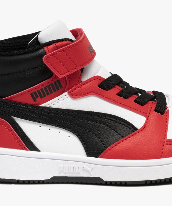 Baskets garçon mid-cut tricolores Rebound V6 - Puma vue6 - PUMA - GEMO