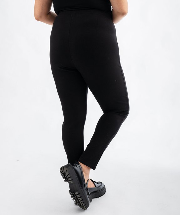 Leggings avec fausses poches zippées femme grande taille vue8 - GEMO (G TAILLE) - GEMO