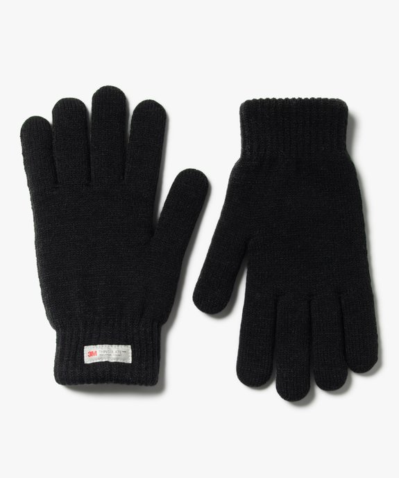 Gants en maille avec doublure chaude homme - 3M vue1 - GEMO (ACCESS) - GEMO