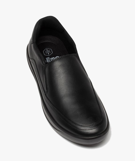 Mocassins homme unis confort et dessus mate vue5 - GEMO (CONFORT) - GEMO