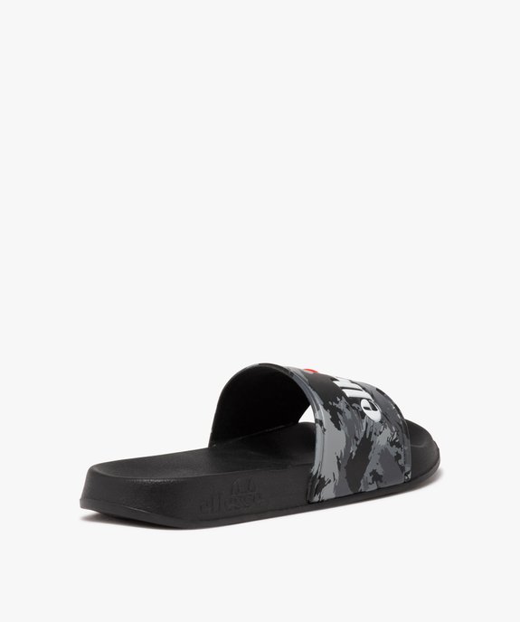 Mules de piscine homme à bandeau camouflage - Ellesse vue4 - ELLESSE - GEMO