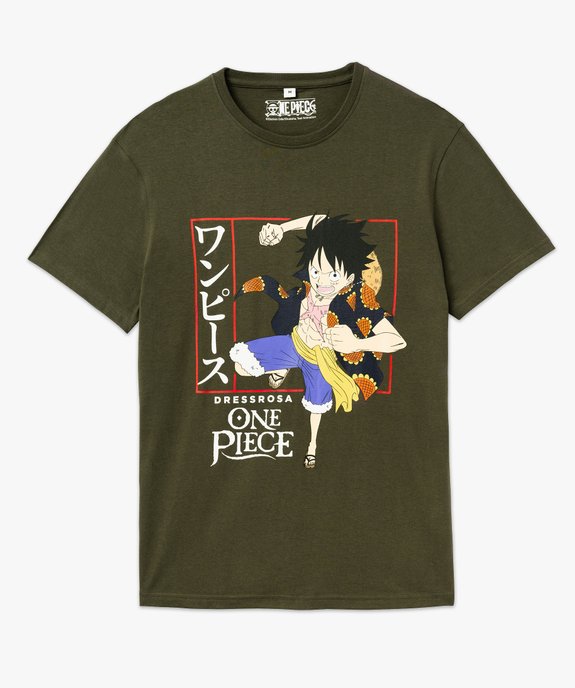 Tee-shirt manches courtes imprimé homme - One Piece vue4 - ONE PIECE - GEMO