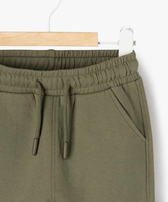 Pantalon de jogging avec intérieur molletonné bébé vue2 - GEMO 4G BEBE - GEMO