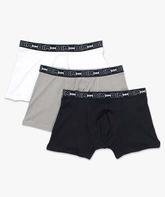 Boxer homme en coton stretch - Dim (lot de 3) vue1 - DIM - GEMO