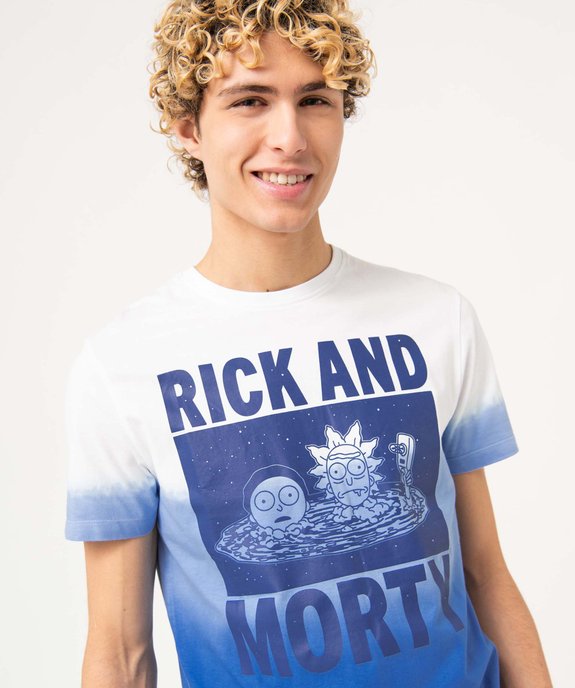 Tee-shirt homme à manches courtes imprimé - Rick & Morty vue2 - RICK ET MORTY - GEMO