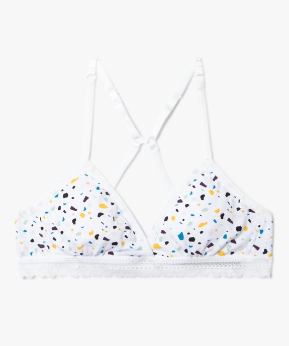 Soutien-gorge triangle spécial dos nageur fille vue1 - GEMO 4G FILLE - GEMO