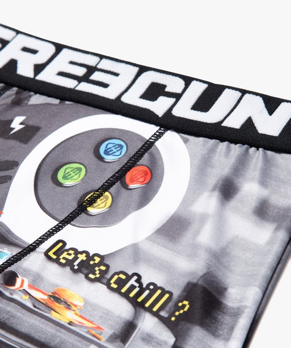 Boxer garçon à motifs jeu vidéo - Freegun vue2 - FREEGUN - GEMO