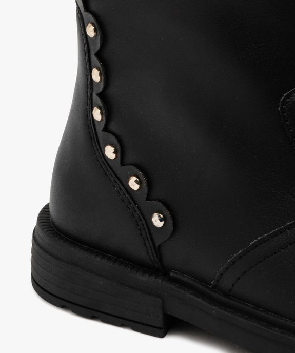 Bottines fille à strass avec zip - Geox vue6 - GEOX - GEMO