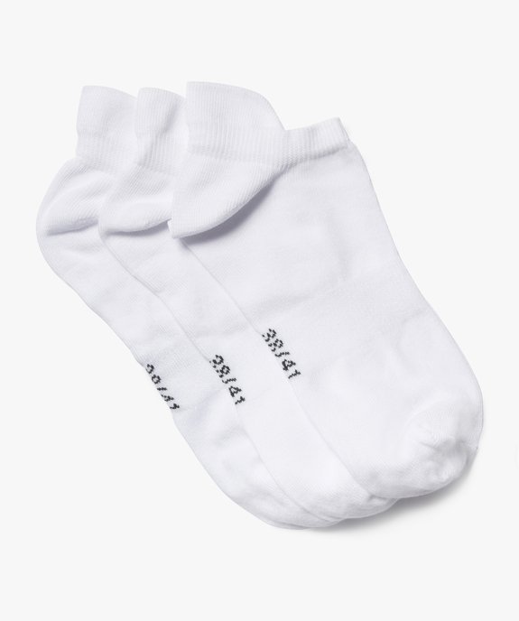 Chaussettes ultra coutes de sport femme (lot de 3) vue1 - GEMO(HOMWR FEM) - GEMO