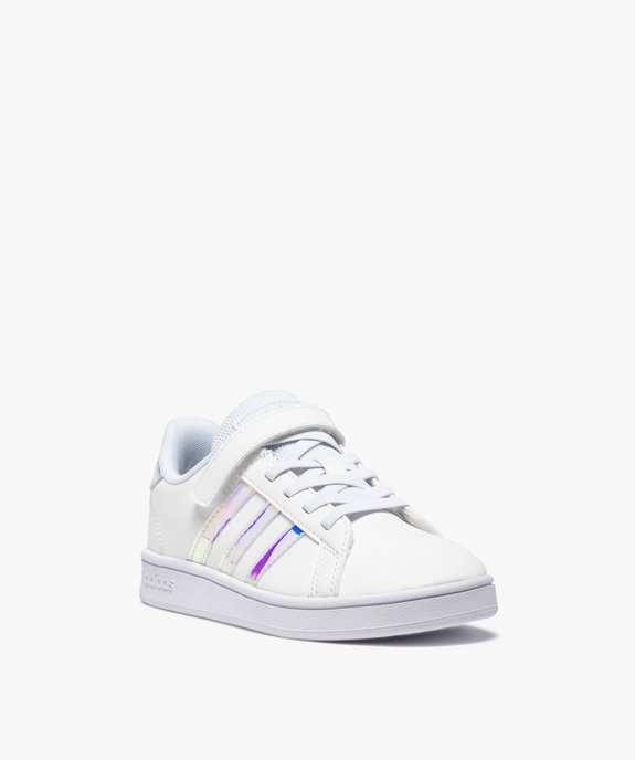 Baskets fille à détails irisés – Adidas Grand Court vue2 - ADIDAS - GEMO