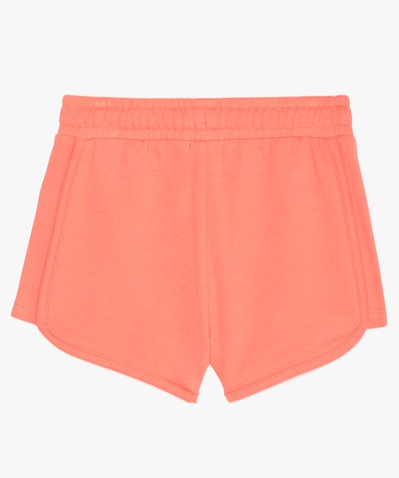 Short fille en maille extensible avec cordon pailleté vue2 - GEMO (ENFANT) - GEMO