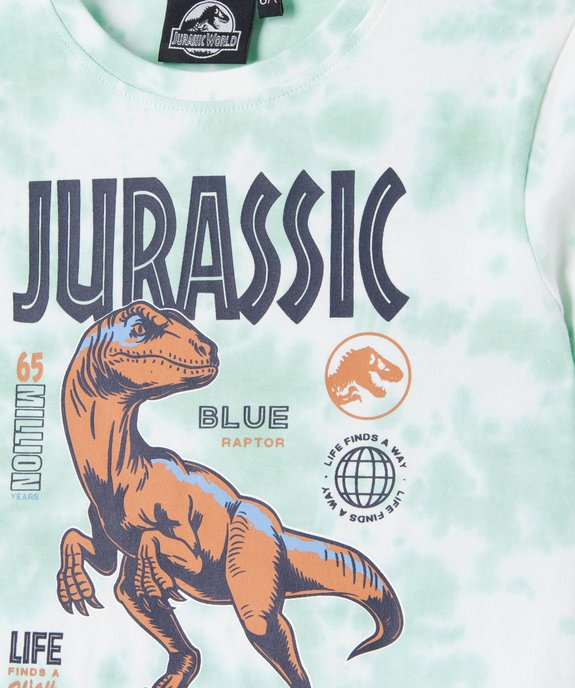 Pyjashort bicolore avec motif dinosaure garçon - Jurassic World vue2 - JURASSIC WORLD - GEMO