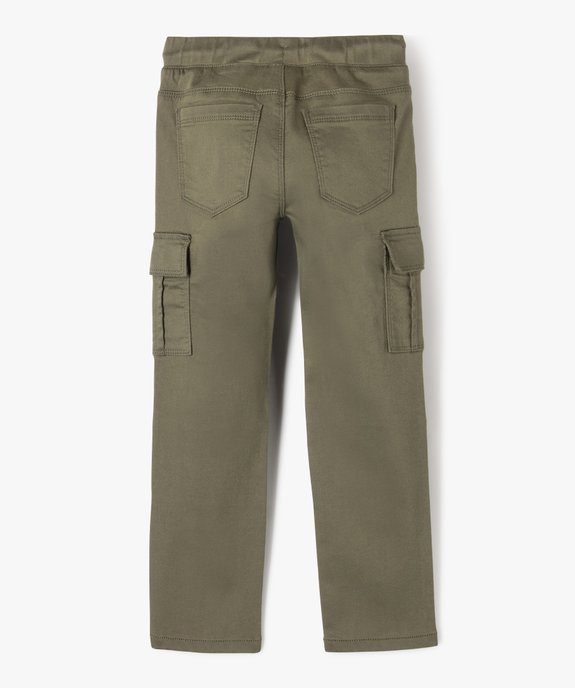 Pantalon cargo résistant garçon vue5 - GEMO (ENFANT) - GEMO