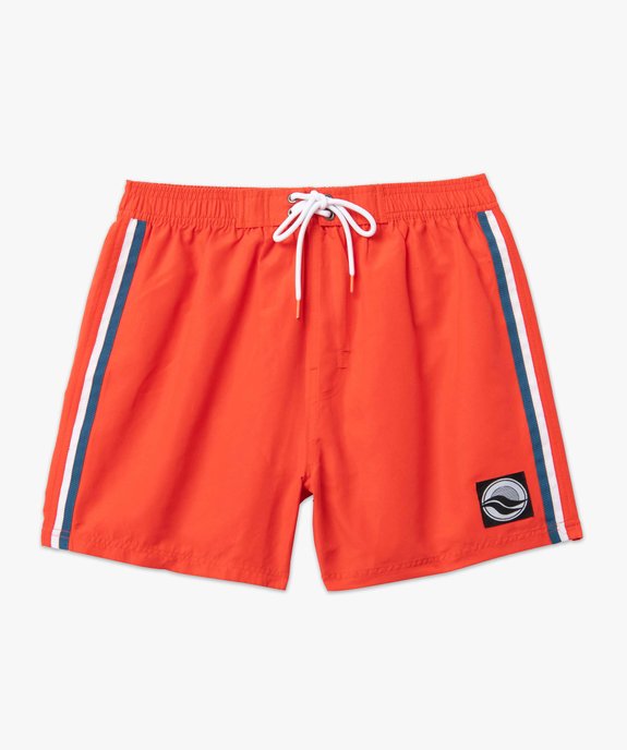 Short de bain homme look sportswear vue4 - GEMO (PLAGE) - GEMO