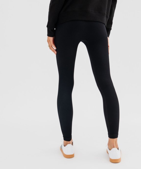 Legging de sport en maille côtelée femme vue3 - DIM - GEMO