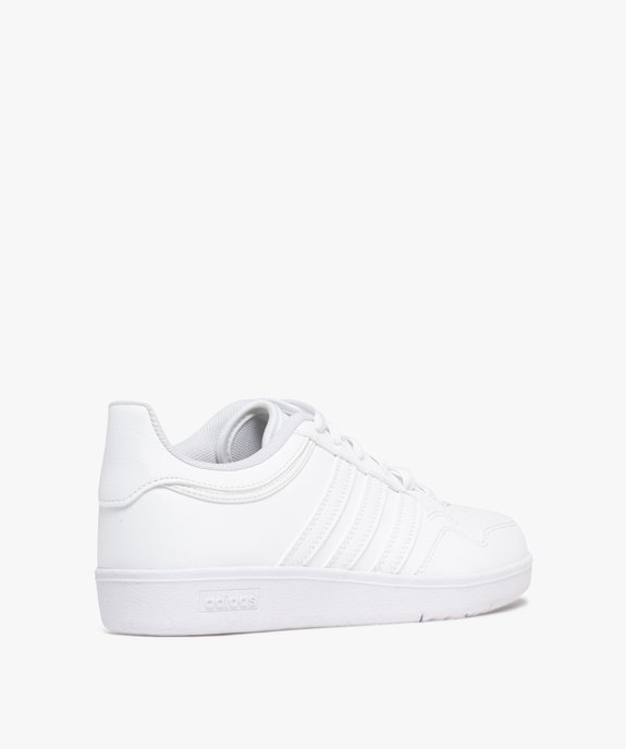 Baskets à lacets Hoops unies femme - Adidas vue4 - ADIDAS - GEMO