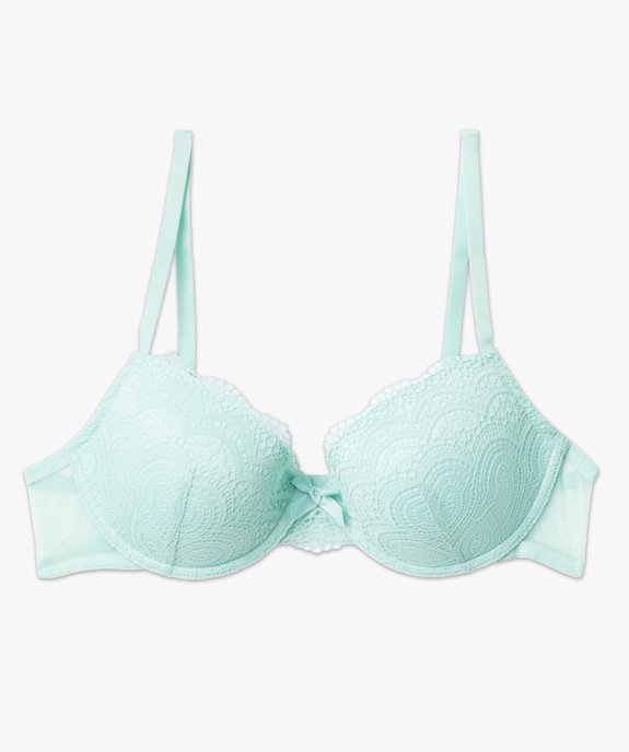 Soutien-gorge corbeille en dentelle à armatures vue4 - GEMO(HOMWR FEM) - GEMO