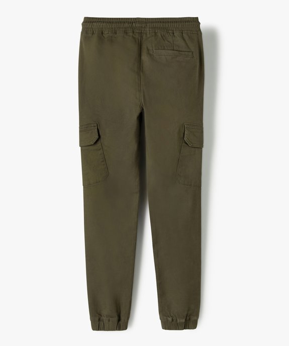 Pantalon garçon coupe cargo vue5 - GEMO (ENFANT) - GEMO