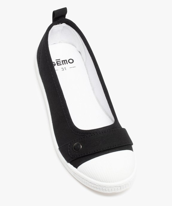 Ballerines fille en toile avec bout renforcé vue5 - GEMO (ENFANT) - GEMO