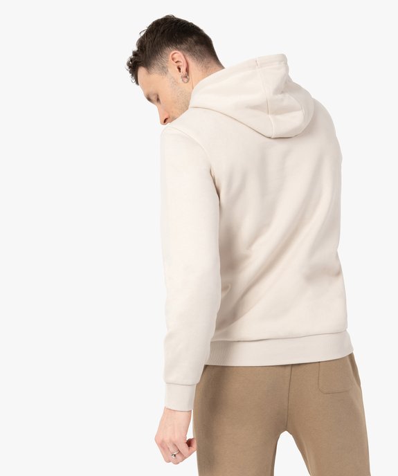 Sweat à capuche intérieur molletonné homme vue3 - GEMO (HOMME) - GEMO