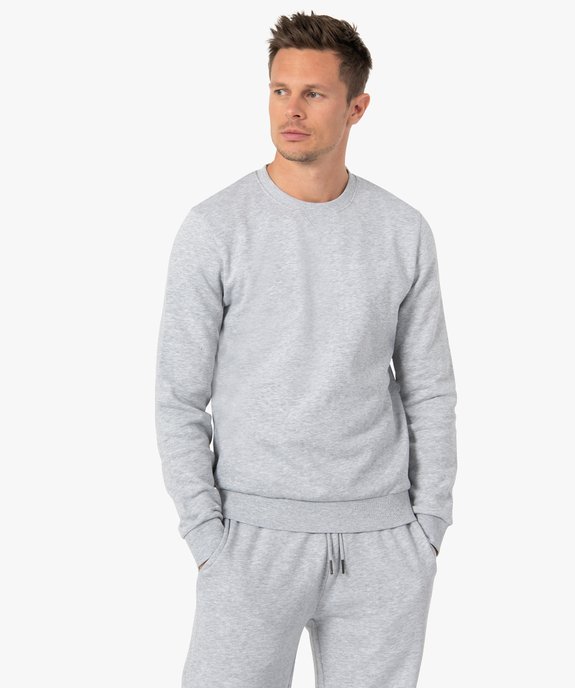 Sweat avec intérieur molletonné homme vue1 - GEMO (HOMME) - GEMO