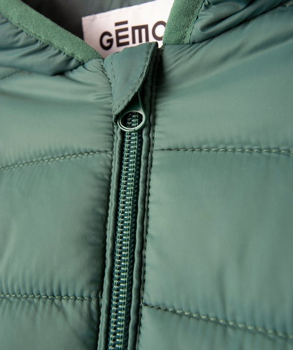 Blouson matelassé à capuche garçon vue5 - 1E PRIX BY GEMO - GEMO