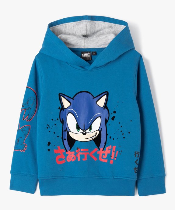 Sweat à capuche imprimé garçon - Sonic the Hedgehog vue1 - SONIC - GEMO