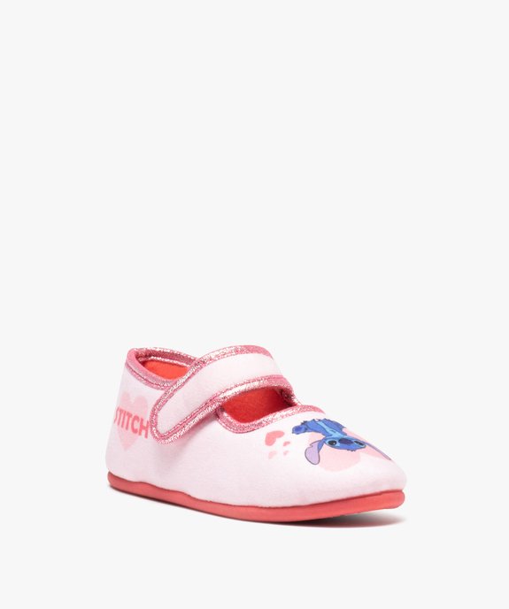 Chaussons fille ballerines imprimées Stitch - Disney vue2 - LILO & STITCH - GEMO