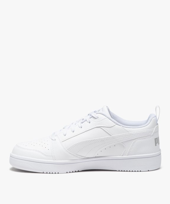 Baskets homme contrastées style rétro Rebound V6- Puma vue3 - PUMA - GEMO