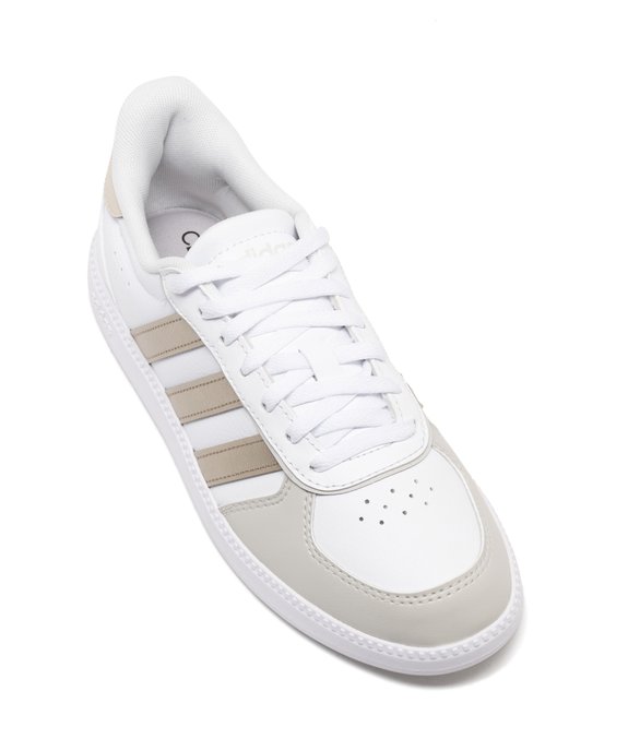 Baskets femme à bout amande et à lacets avec bandes contrastantes Breaknet Sleek- Adidas vue11 - ADIDAS - GEMO