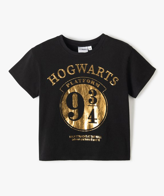 Tee-shirt fille avec motif brillant – Harry Potter vue1 - HARRY POTTER - GEMO