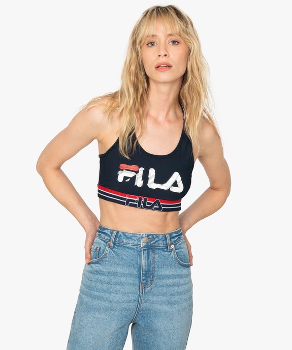 Brassière femme avec bretelles croisées dans le dos - Fila vue1 - FILA - GEMO