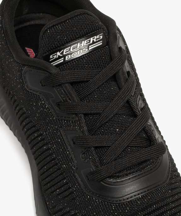 Baskets femme unies en mesh et à rainures - Skechers vue6 - SKECHERS - GEMO