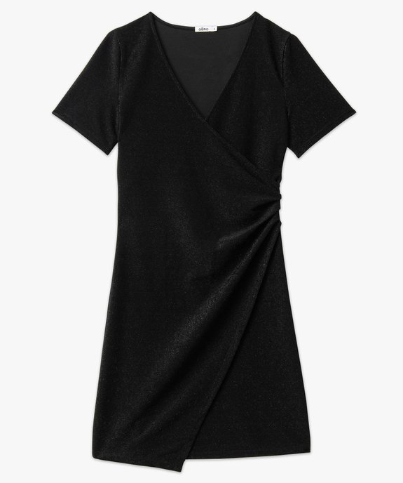 Robe de soirée pailletée effet drapé femme vue5 - GEMO(FEMME PAP) - GEMO