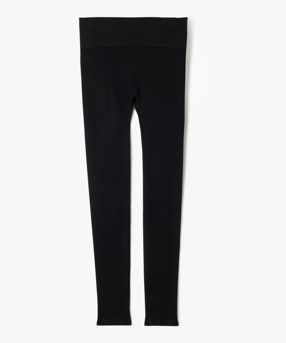 Legging en maille côtelée sans coutures fille vue3 - GEMO (JUNIOR) - GEMO