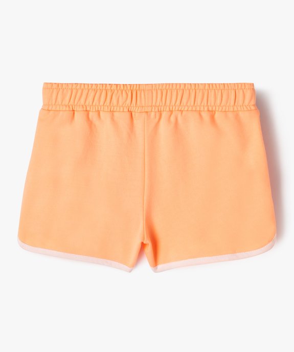 Short en maille avec taille élastique fille vue4 - GEMO (ENFANT) - GEMO