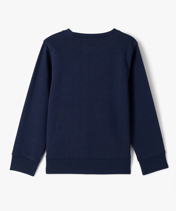 Sweat à message avec intérieur molletonné enfant vue4 - GEMO (ENFANT) - GEMO