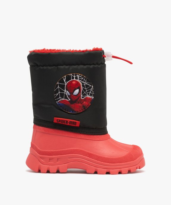 Bottes de neige fourrées avec tige souple garçon - Spiderman vue1 - SPIDERMAN - GEMO