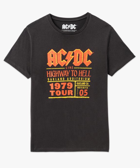 Tee-shirt à manches courtes imprimé homme - AC/DC vue4 - ACDC - GEMO