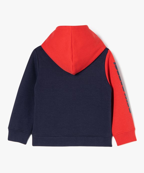 Sweat à capuche bicolore garçon avec motifs - Pat Patrouille vue4 - PAT PATROUILLE - GEMO