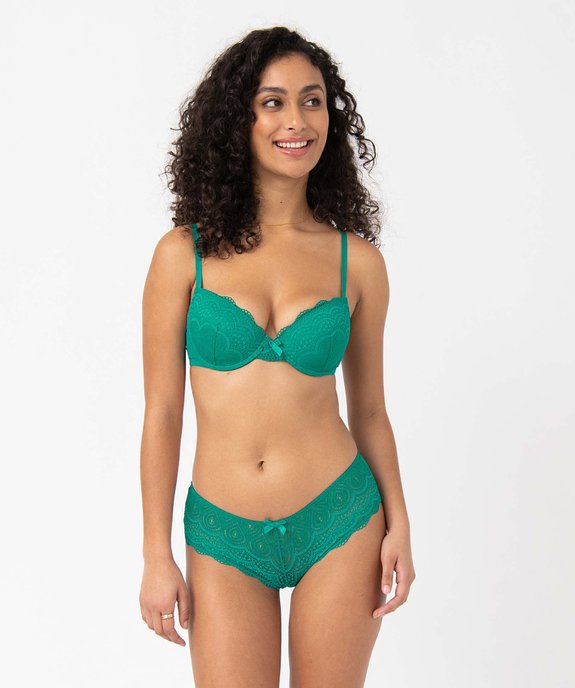 Soutien-gorge corbeille en dentelle à armatures vue3 - GEMO(HOMWR FEM) - GEMO